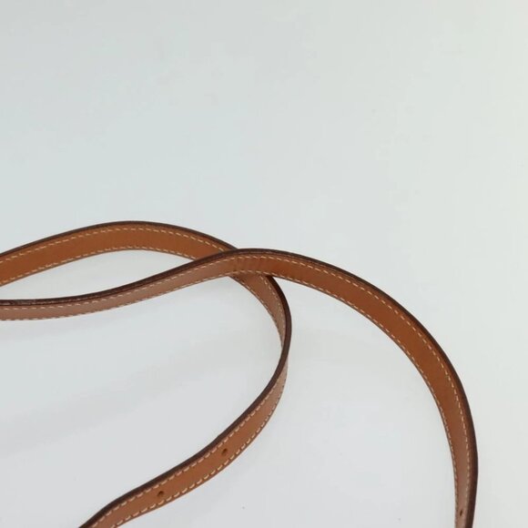 CELINE Macadam Canvas Backpack PVC Leather Brown Gold - Picture 9 of 15